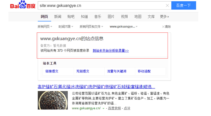 網站收錄量 網站收錄量