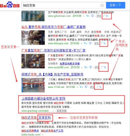 抽拉貨架網站關鍵詞優化案例 抽拉貨架網站關鍵詞優化案例